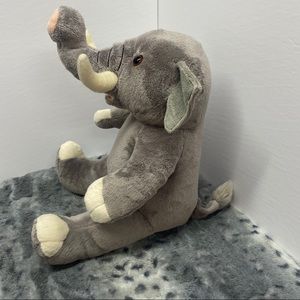Build a Bear Plush Gray Elephant makes Sound 12 inches BAB 2010 Stuffed Animal